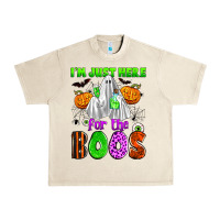 Sandshell i'm just here for the boos Urban Heavy Tee - Zillion Design Studio