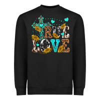 Black true love Heavyweight Sweatshirt - texasbilliewilder