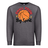 Charcoal Heather small town big spirit Premium Sweatshirt - MaliasSmallBusiness