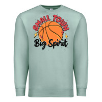 Seafoam small town big spirit Premium Sweatshirt - MaliasSmallBusiness