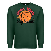 Sports Green small town big spirit Premium Sweatshirt - MaliasSmallBusiness