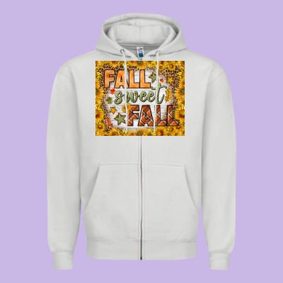 Fall Sweet Fall Mousepad Zipper Hoodie Designed By Bundleandbundleshop
