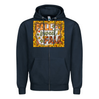 Navy fall sweet fall mousepad Zipper Hoodie - BundleAndBundleShop