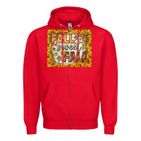 Red fall sweet fall mousepad Zipper Hoodie - BundleAndBundleShop