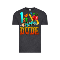 Vintage Black 1st grade dude Vintage Tee - texasbilliewilder