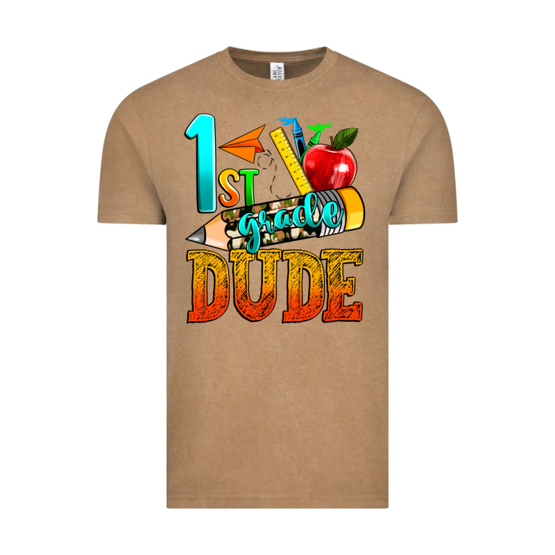 1st Grade Dude Vintage Tee by texasbilliewilder | Teevron