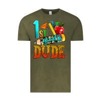 Vintage Olive 1st grade dude Vintage Tee - texasbilliewilder