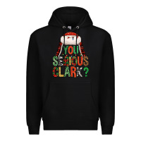 Black You serious clark Premium Hoodie - NancyCooperArtShop