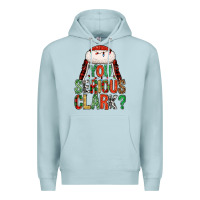 Blue Mist You serious clark Premium Hoodie - NancyCooperArtShop