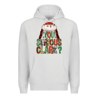 Dove Grey You serious clark Premium Hoodie - NancyCooperArtShop