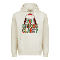 Oatmeal Heather You serious clark Premium Hoodie - NancyCooperArtShop