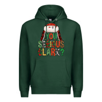 Sports Green You serious clark Premium Hoodie - NancyCooperArtShop