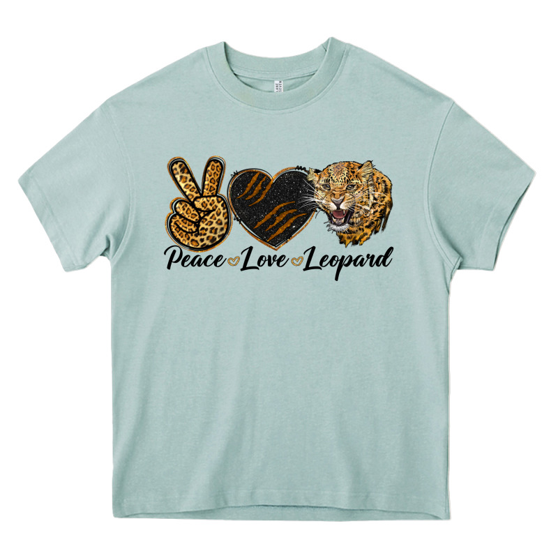 Peace Love Lion Head Heavy Core Tee by LillyAllenDesigns | Teevron