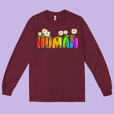 Human Long Sleeve Tee Designed By Hra Design Shop