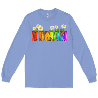 Colony Blue human Long Sleeve Tee - HRA Design Shop