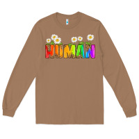 Toasted Coconut human Long Sleeve Tee - HRA Design Shop