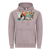 Vintage Zinc alaskan border collie dog coffee cups Vintage Hoodie - texasbilliewilder