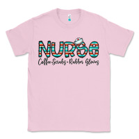 Bubblegum Pink coffee scrubs and rubber gloves Classic Tee - CowhideDigitalArt