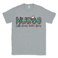 Heather Grey coffee scrubs and rubber gloves Classic Tee - CowhideDigitalArt