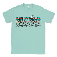 Seafoam coffee scrubs and rubber gloves Classic Tee - CowhideDigitalArt