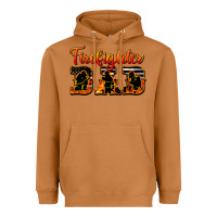 Meerkat American Flag Firefighter Dad Heavyweight Hoodie - LillyAllenDesigns