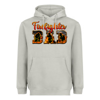 Moon Dust American Flag Firefighter Dad Heavyweight Hoodie - LillyAllenDesigns