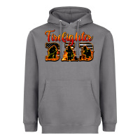 Storm American Flag Firefighter Dad Heavyweight Hoodie - LillyAllenDesigns