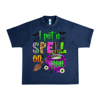 Navy i put a spell on you Urban Heavy Tee - Zillion Design Studio