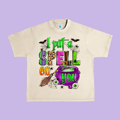 I Put A Spell On You Urban Heavy Tee Designed By Zillion Design Studio