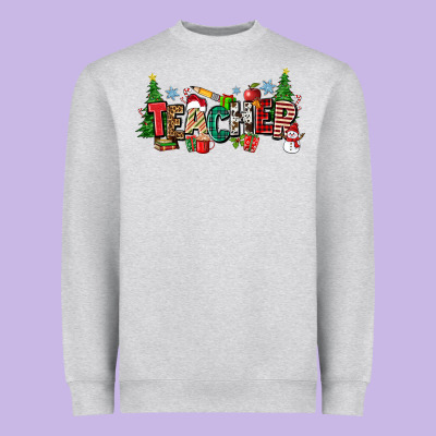 Heavyweight Sweatshirt Christmas teacher