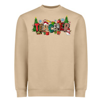 Mushroom Christmas teacher Heavyweight Sweatshirt - Zillion Design Studio