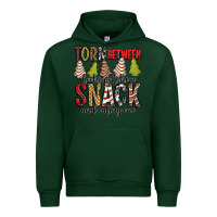 Forest Green torn between looking like a snack and eating one christmas cake Urban Hoodie - Jasminsmagicworld