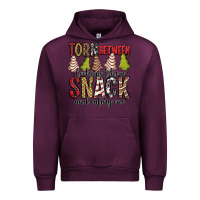 Mauve Wine torn between looking like a snack and eating one christmas cake Urban Hoodie - Jasminsmagicworld