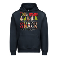 Navy torn between looking like a snack and eating one christmas cake Urban Hoodie - Jasminsmagicworld