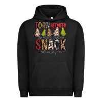 Pigment Black torn between looking like a snack and eating one christmas cake Urban Hoodie - Jasminsmagicworld