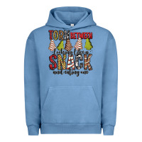 Pigment Pebble Blue torn between looking like a snack and eating one christmas cake Urban Hoodie - Jasminsmagicworld
