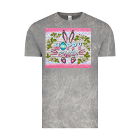 Cloud Rock happy easter bunny Vintage Tee - BarkalooDesign