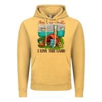 Vintage Mustard ain t no doubt i love this land Vintage Hoodie - texasbilliewilder