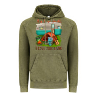 Vintage Olive ain t no doubt i love this land Vintage Hoodie - texasbilliewilder