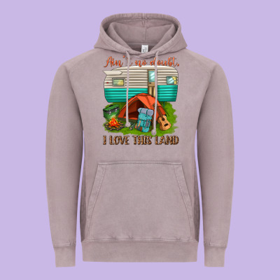 Ain T No Doubt I Love This Land Vintage Hoodie Designed By Texasbilliewilder