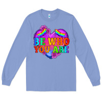 Colony Blue be who you are Long Sleeve Tee - HRA Design Shop