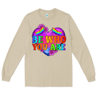 Mushroom be who you are Long Sleeve Tee - HRA Design Shop