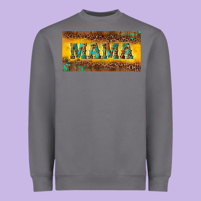 Heavyweight Sweatshirt Mama with gemstone