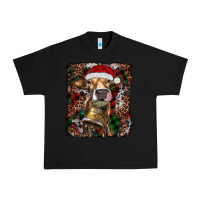 Black christmas heifer with leoard and cowhide Urban Heavy Tee - RanaPortraitStore