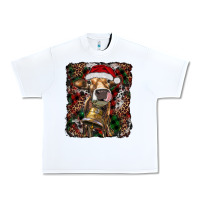 White christmas heifer with leoard and cowhide Urban Heavy Tee - RanaPortraitStore