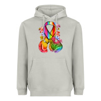Moon Dust all color ribbon with boxing gloves Heavyweight Hoodie - NancyCooperArtShop