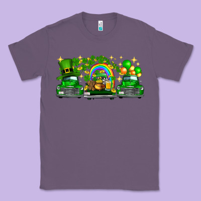 St Patricks Trucks Classic Tee Designed By Fadigitalartstudio