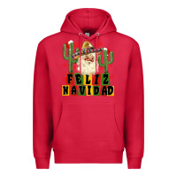 Cardinal feliz navidad mexican santa Premium Hoodie - MaliasSmallBusiness