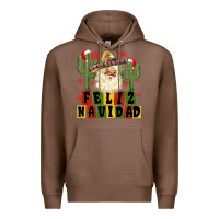 Chestnut feliz navidad mexican santa Premium Hoodie - MaliasSmallBusiness