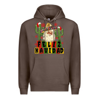 Coffee feliz navidad mexican santa Premium Hoodie - MaliasSmallBusiness
